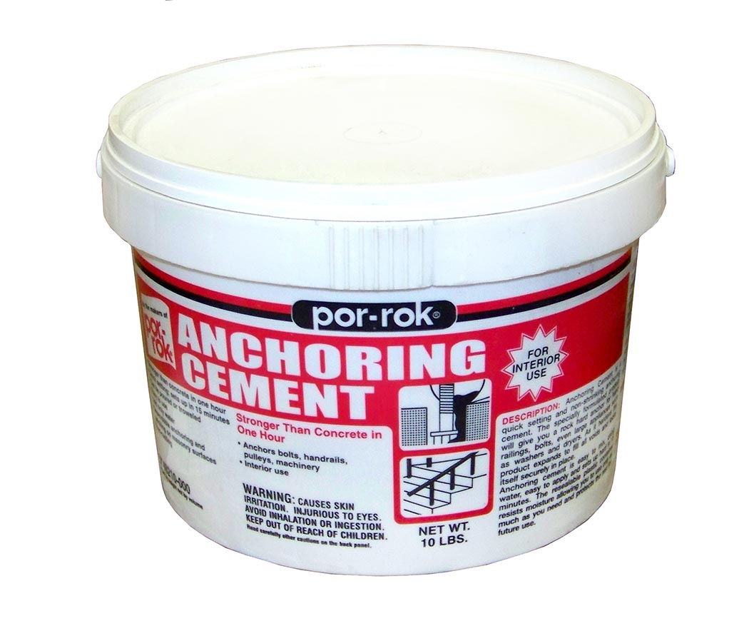 Colony Hardware | Por-Rok® Anchoring Cement