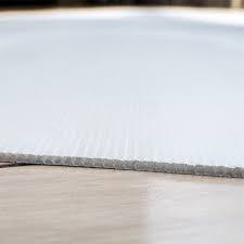 Colony Hardware | 48'' x 96'' 4mm White Corrugated Plastic Sheet