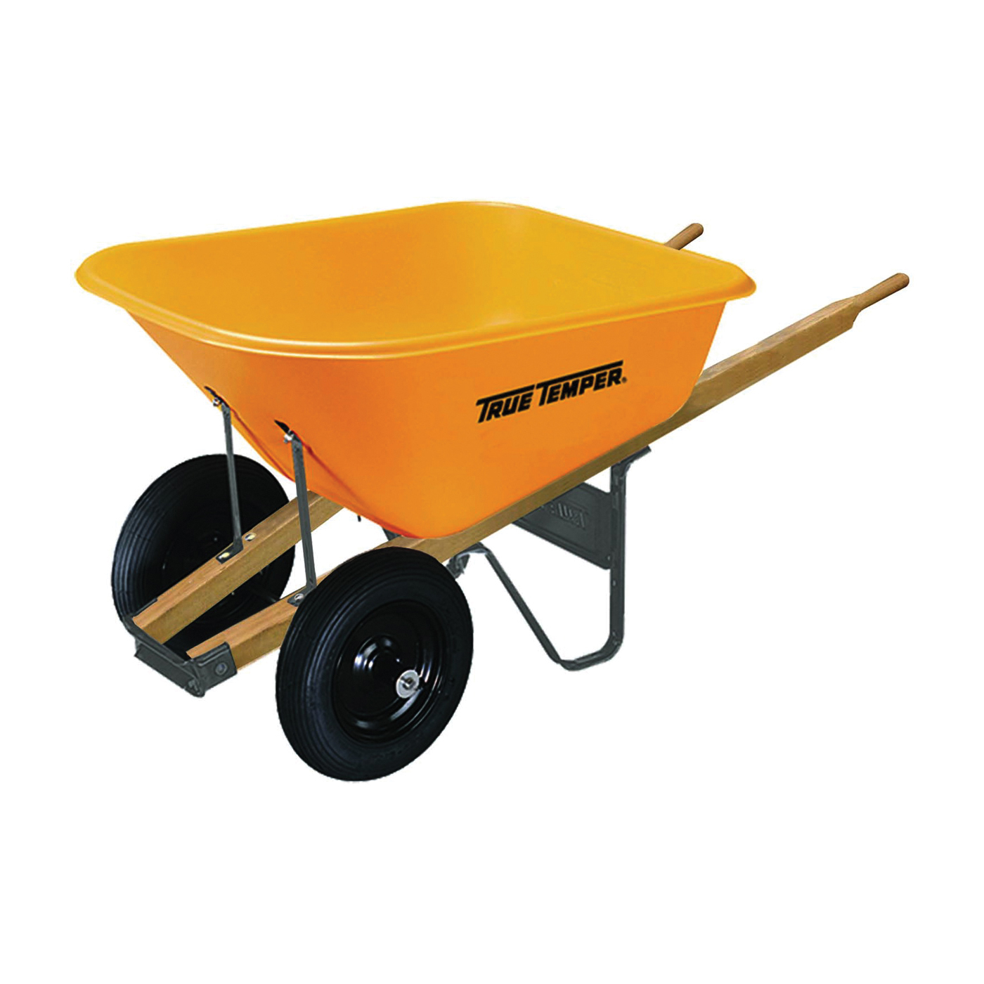 Crep Poly Hardware Colony Hardware | RP810 True Temper 8 Cu Ft Poly Wheelbarrow w/ Dual Wheels